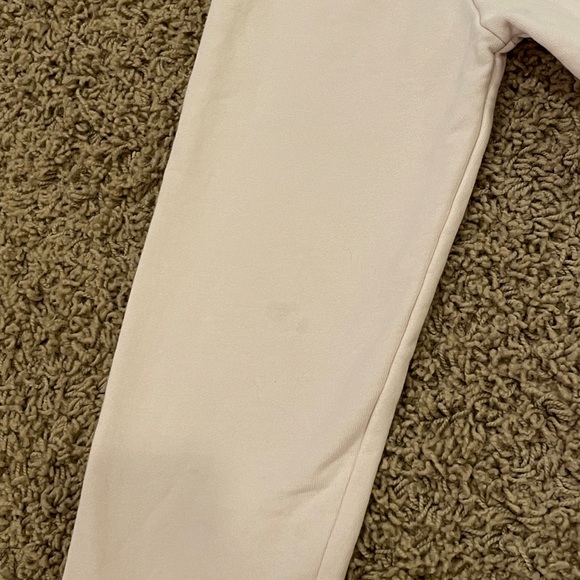 John Galt/Brandy Melville Light/Pastel Pink Crystal Cropped Zip-Up Hoodie - Picture 6 of 6